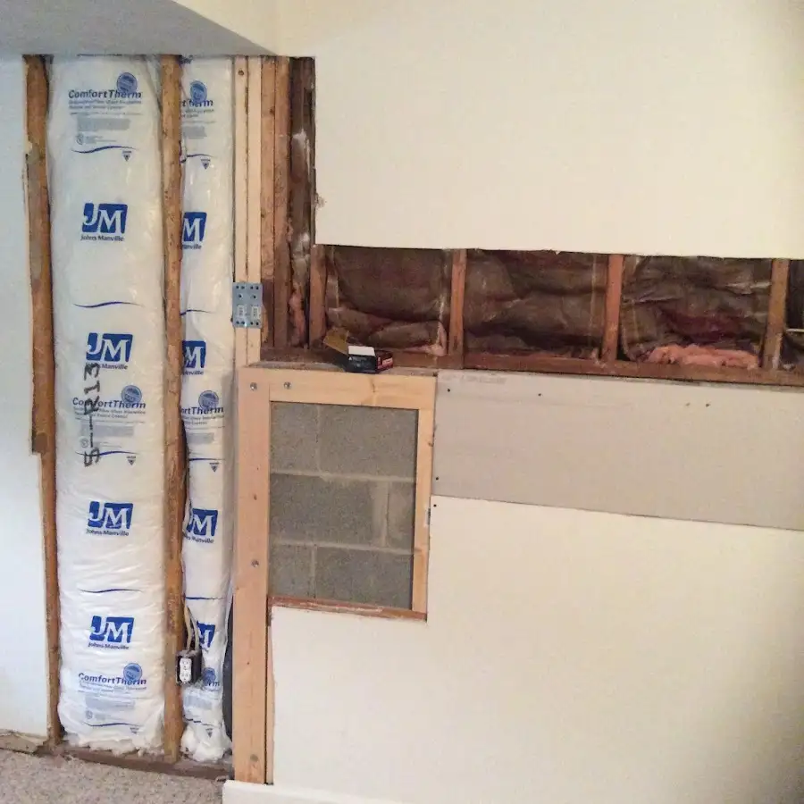 Wall insulation replacement during Odor Removal & Deodorization in Kosciusko